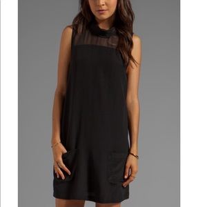 Silk Joie Dress NWT in color Caviar